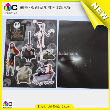 Good quality plastic magnet sticker and promotional fridge magnetic